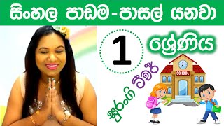 1 ශ්‍රේණිය සිංහල පාඩම  පාසල් යනවා Surangi Teacher Sinhala Padam 1 wasara [upl. by Eupheemia]