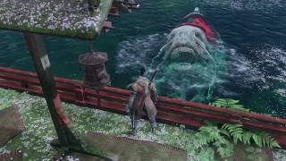 Sekiro Shadows Die Twice 24 Feeding and Talking to Fish [upl. by Aala]