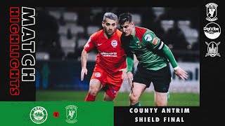 Glentoran vs Larne  County Antrim Shield Final 2020 [upl. by Chari638]