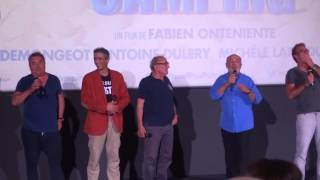 Avantpremière de Camping 3 Franck Dubosc Claude Brasseur et Gérard Jugnot [upl. by Fougere336]