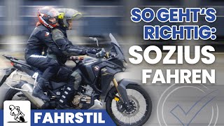 Motorrad mit Sozius  TU DAS NICHT und SO GEHT’S RICHTIG [upl. by Dominic682]