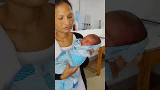 Cute baby adorable NICU discharge baby going to the home baby world 🌎 youtubeshorts [upl. by Deerdre775]