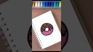 🍩🍩 How to draw Donut  💖🥰 Donut Easy Drawing and Sketch Ideas donut drawing sketching [upl. by Putscher357]