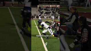 Rate this route💯 youtubeshorts footballshorts football highschoolfootball [upl. by Justicz192]