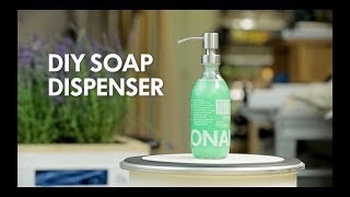 DIY Soap Dispenser  Lemonaid Upcycling Tutorial Hack [upl. by Merfe185]