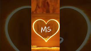 MS Love Name WhatsApp Status shorts youtubeshorts viralshorts love like [upl. by Mitzi258]