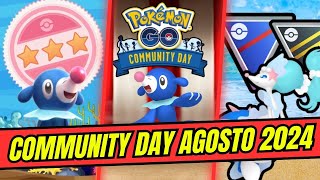 POPPLIO será el Pokémon protagonista del Community Day de Agosto de 2024  Pokémon Go [upl. by Killian]