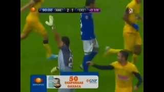 final AMERICA VS CRUZ AZUL Gol Moises Muñoz [upl. by Eecyaj]