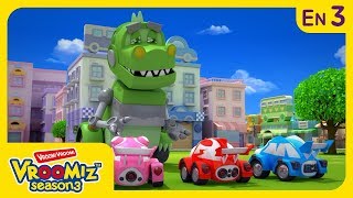 Vroomiz Season3 EP7  Timid Dinosaur1 [upl. by Aicirpac701]