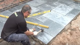 How To Lay A Patio  Expert Guide To Laying Patio Slabs  Garden Ideas amp Tips  Homebase [upl. by Ylurt784]