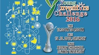 Young Inventors Challenge YIC 2016 Grand Finale Video [upl. by Schenck]