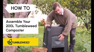 How to Assemble your Tumbleweed 200L Flat Pack Composter [upl. by Tcideneb]