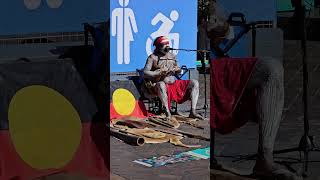 Traditional Aboriginal Australian Live Performance at Sydney City TheInternationalLens [upl. by Atirihs]