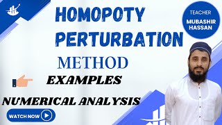 Homotopy perturbation method  homotopy perturbation method example  homotopy analysis method [upl. by Dlared757]