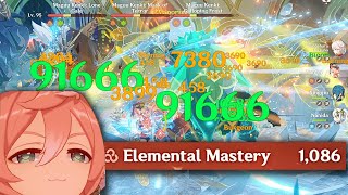 1000 Elemental Mastery Burgeon Yanfei  Genshin Impact [upl. by Juan228]