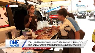 One Mindanao DOH11 nagpahimangno nga hinayhinay sa pagkaon aron malikay sa sakit [upl. by Adara]