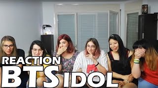 Reaction 방탄소년단 BTS  IDOL [upl. by Ariajaj305]