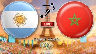 🔴 Paris 2024  Argentinien vs Marokko  Fussball Olympia LIVE [upl. by Annoet]