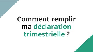 Comment remplir ma déclaration trimestrielle pour lallocation adultes handicapés AAH [upl. by Anaerda221]