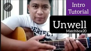 UNWELL Guitar Tutorial  intro  Matchbox20 [upl. by Benita]