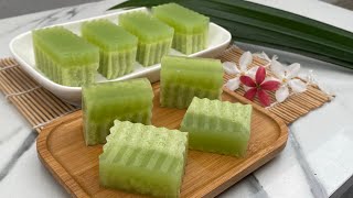 Pandan Moss Agaragar Jelly Cake With Egg [upl. by Eselehs803]