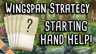 Wingspan Strategy  Starting Hand Scenarios Walkthrough [upl. by Notlaw]