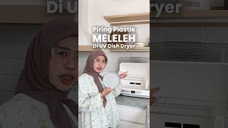 Piring plastik aman masuk UV Dish Dryer [upl. by Nawud]