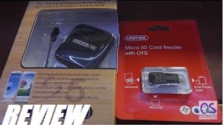 REVIEW OTG Hub amp SD Card Reader for Smartphones [upl. by Fachan828]