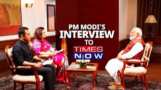 LIVE PM Modis interview to Times Now [upl. by Limber]