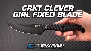 CRKT Clever Girl Tactical Fixed Blade Overview [upl. by Hanikehs]