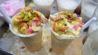 KING of FALOODA  INDIA S MOST SINFULLY DELICIOUS Dessert  Indian Street Food [upl. by Meil435]