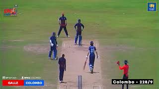 Match 9 Highlights  Colombo vs Galle  NSL 50 Over Tournament 2024 [upl. by Renaud]