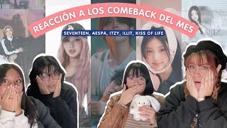 REACCIÓN A SEVENTEEN AESPA ITZY ILLIT Y KISS OF LIFE ¿NOS GUSTARON 🧐🤔 [upl. by Treboh]