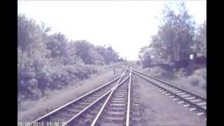 Wangerooge Inselbahn Fahrt zum Anleger [upl. by Dinsdale]