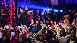 Seth Rollins made his greatest entrance in the Royal rumble 2022 sheild attire 😍😍 [upl. by Meredith554]