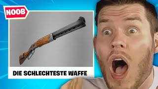 wer LÄNGER ÜBERLEBT ABER mit der SCHLECHTESTE WAFFE im SPIEL [upl. by Klinges63]