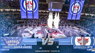 Toronto Maple Leafs vs Winnipeg Jets 1272024 NHL 24 Gameplay [upl. by Yud]