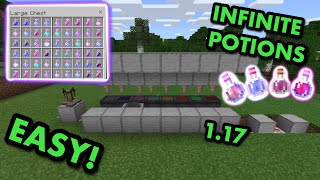 SIMPLE 117 POTION FARM TUTORIAL in Minecraft Bedrock MCPEXboxPS4Nintendo SwitchWindows10 [upl. by Sina343]