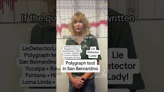 Polygraph test in San Bernardino [upl. by Ahcire]