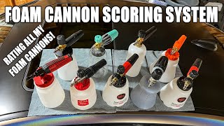 RATING MY FOAM CANNONS  HOW GOOD ARE THEY  KEAV SCORE RATING SYSTEM EXPLAINED [upl. by Higinbotham]