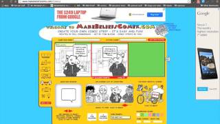 Creating Your Own Comics Using MakeBeliefsComixcom [upl. by Akiraa550]