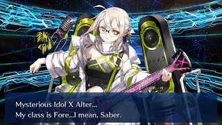 FateGrand Order  Mysterious Idol X Alter Summon Voice line [upl. by Saunders784]