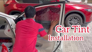 Car Tint  How to Install  NANCY COOL Solar Window Film [upl. by Teyugn615]