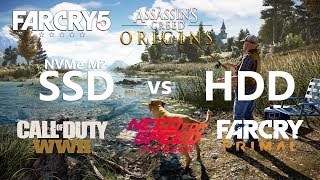 NVMe M2 SSD vs HDD Test in 5 New Games Loading amp FPS Test [upl. by Clemmy]