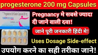 Progesterone soft gelatin capsules 200mg  Hilgestrone 200 Capsules uses Susten SR 200 Tablets [upl. by Beaner]