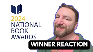 National Book Award for Fiction Winner Reaction for 2024 [upl. by Rosenbaum]