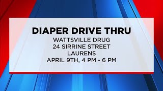 Diaper Drive Thru in Laurens [upl. by Airreis775]