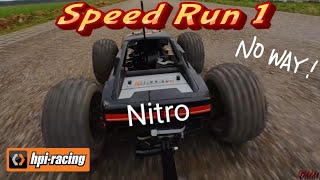 Stock Speed of the HPIRacing Bullet 30 Nitro [upl. by Hallock]