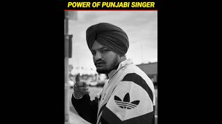 POWER OF PUNJABI SINGER SIDHU MOOSE WALA 🫡 [upl. by Brott182]