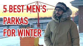 5 Best Mens Parkas For Winter  Coats Review [upl. by Huntington]